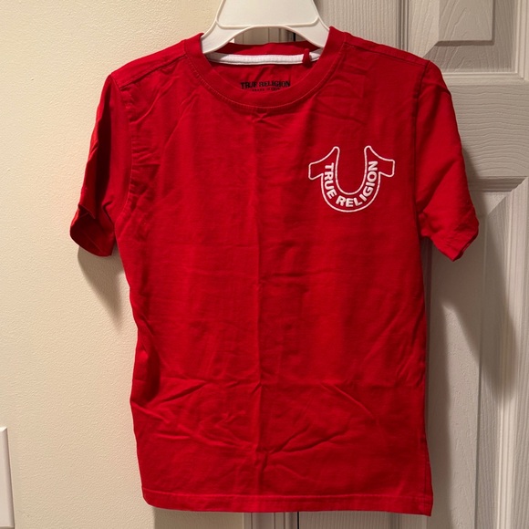 True Religion Kids Bold Red Tee - Picture 1 of 4